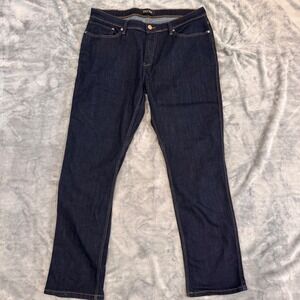 DU ER Mens Dark Wash Straight Leg Denim Jeans‎ Size 32x31